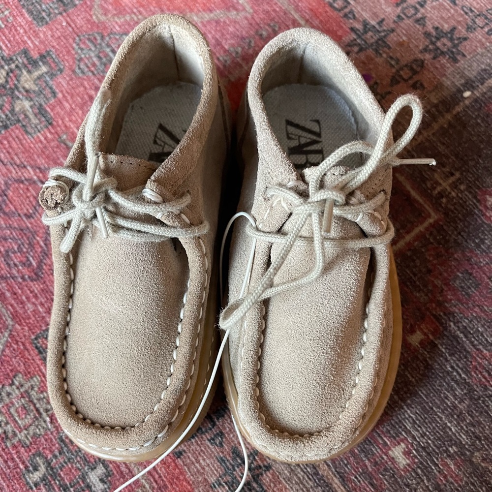 Zara Leather Oxford Shoes